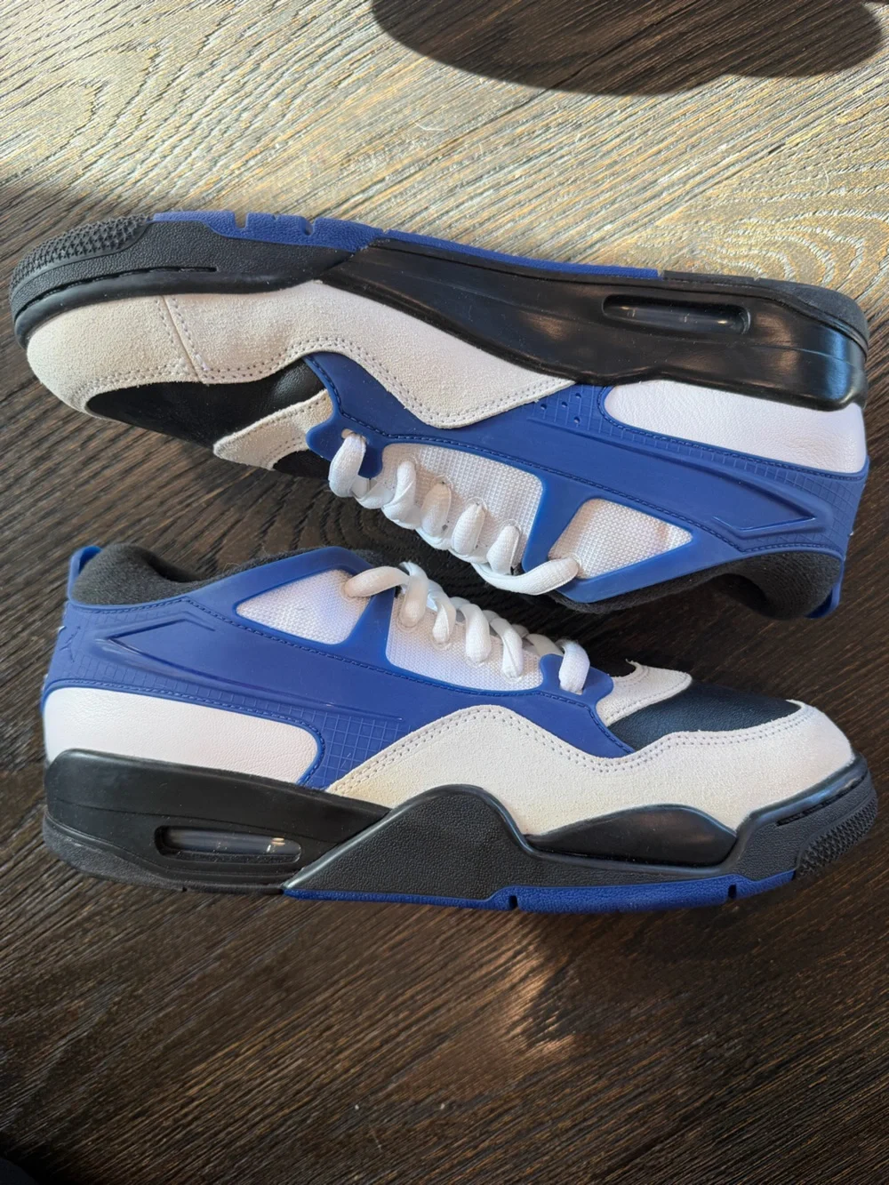 Nike Air Jordan 4 RM Motorsports Deep Royal Blue Shoes mens size 11